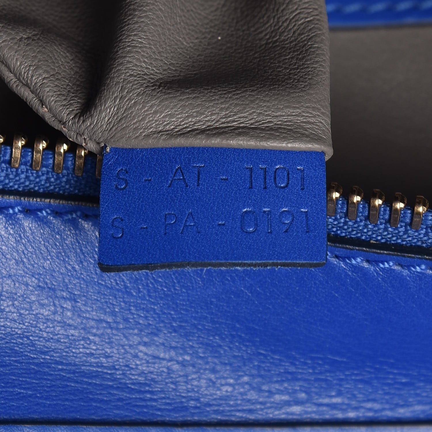 Celine Smooth Calfskin Suede Mini Luggage Royal Blue 10 of 15