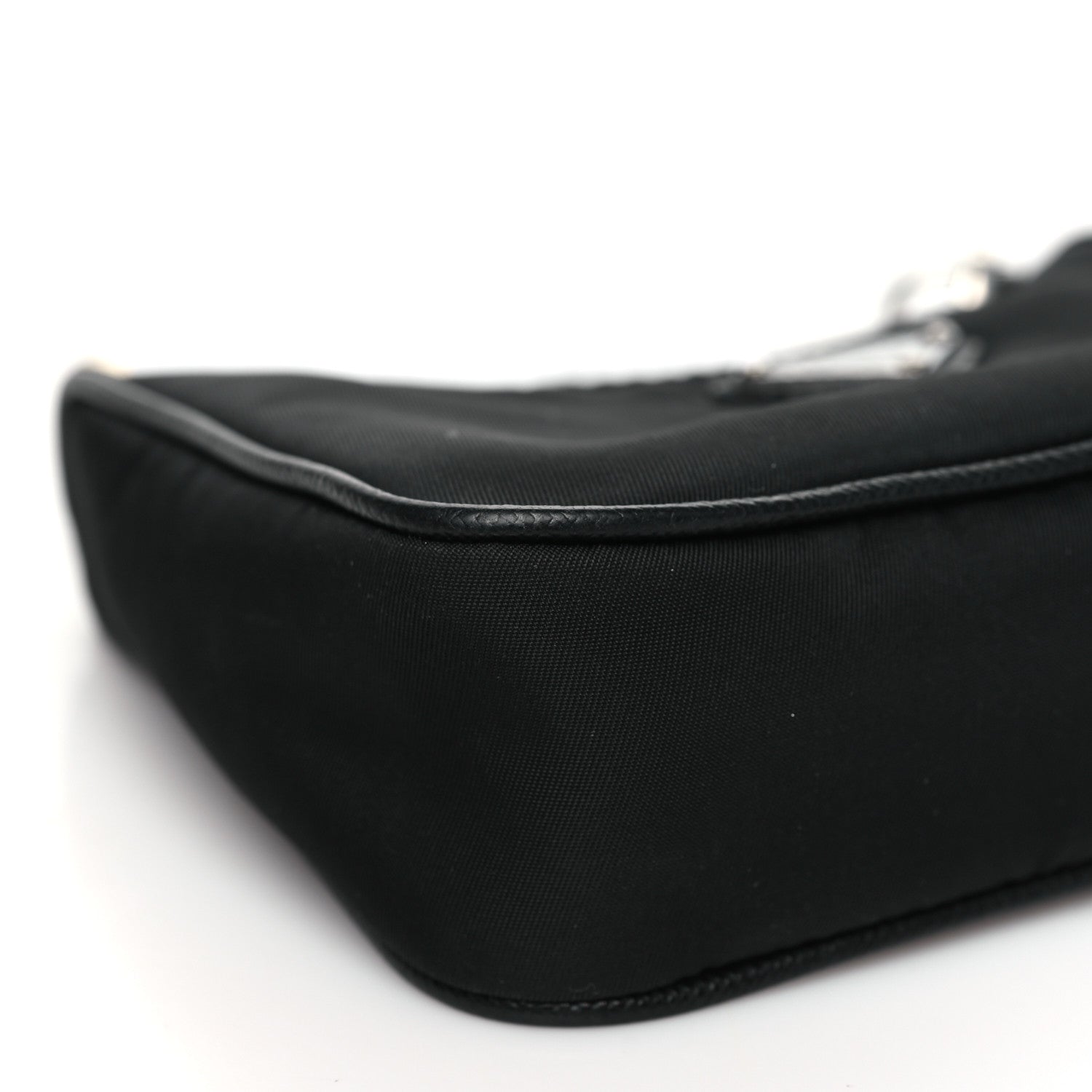 Prada Tessuto Nylon Mini Re-Edition 2000 Shoulder Bag Black 8 of 9