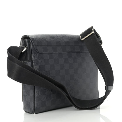 Louis Vuitton Damier Graphite Logo District PM Grey 3 of 10