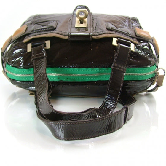 Chloe Patent Audra Contrast Dark Brown 4 of 6