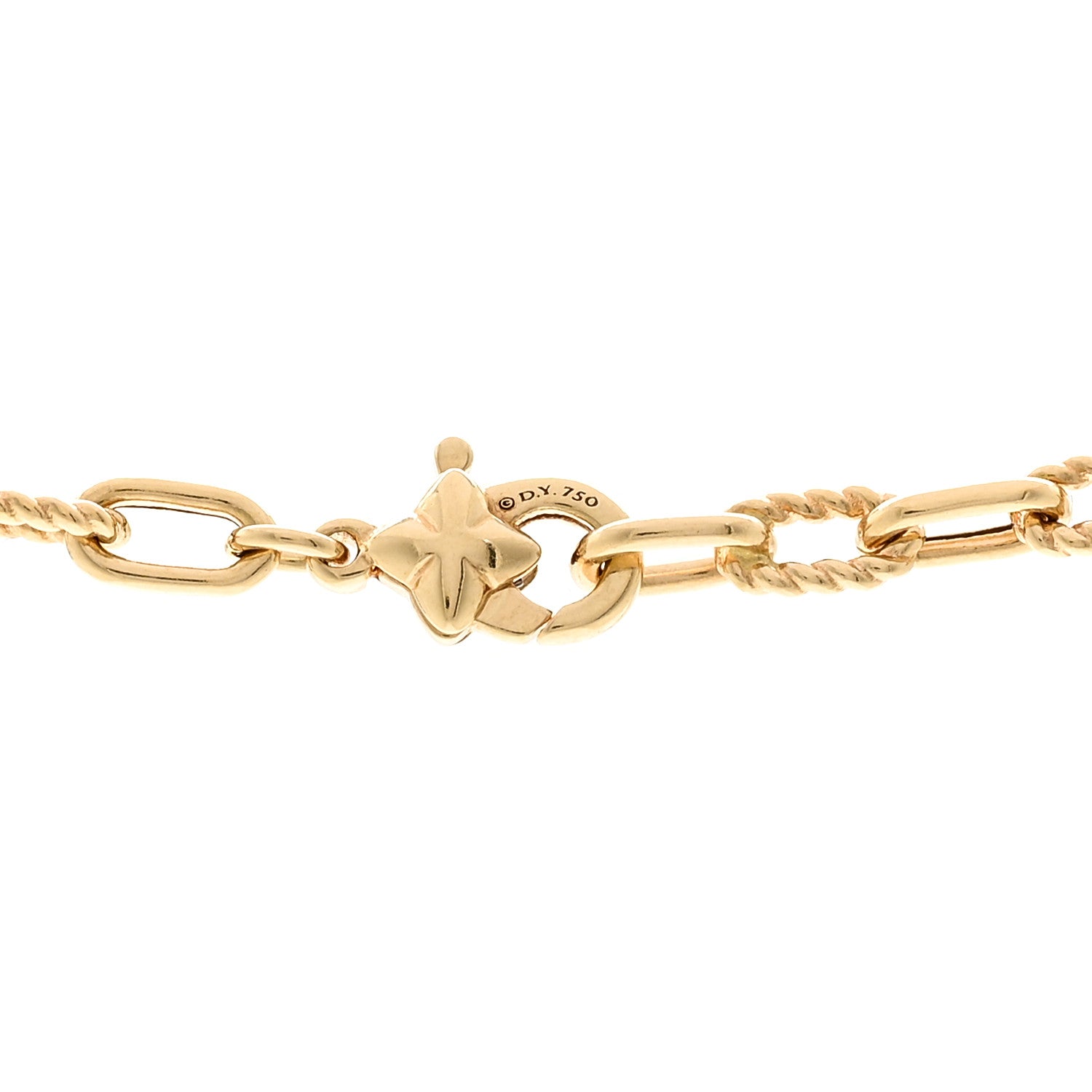 David Yurman 18K Yellow Gold 3mm Madison Chain Necklace 4 of 5