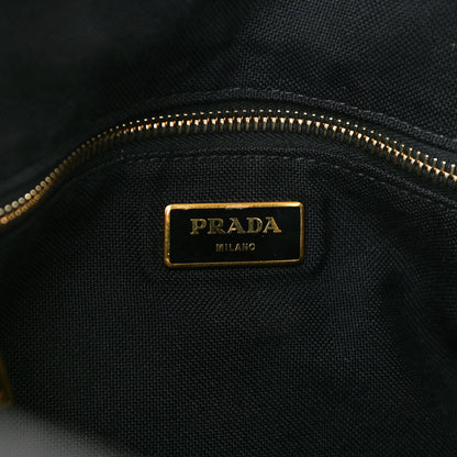 Prada Canapa Logo Tote Black 5 of 15