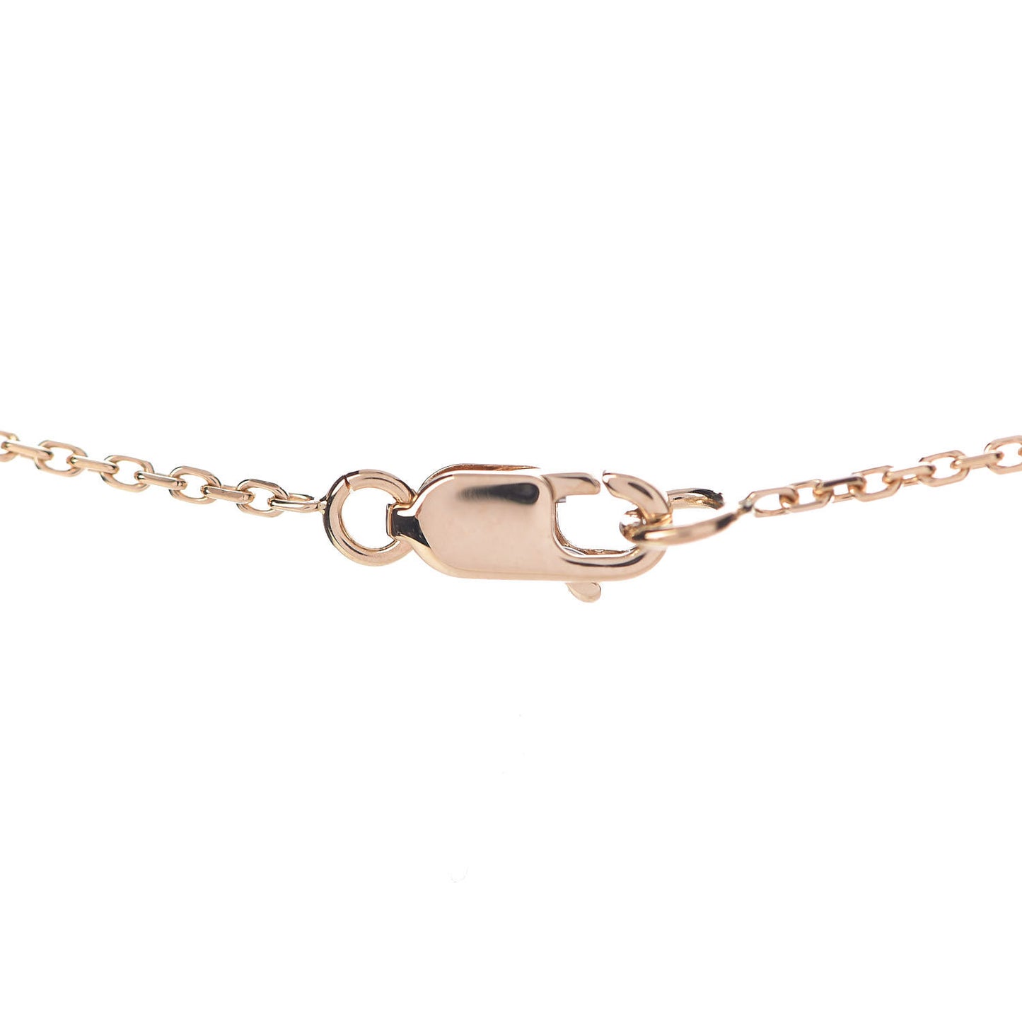 18K Yellow Gold Mother of Pearl Sweet Alhambra Pendant Necklace