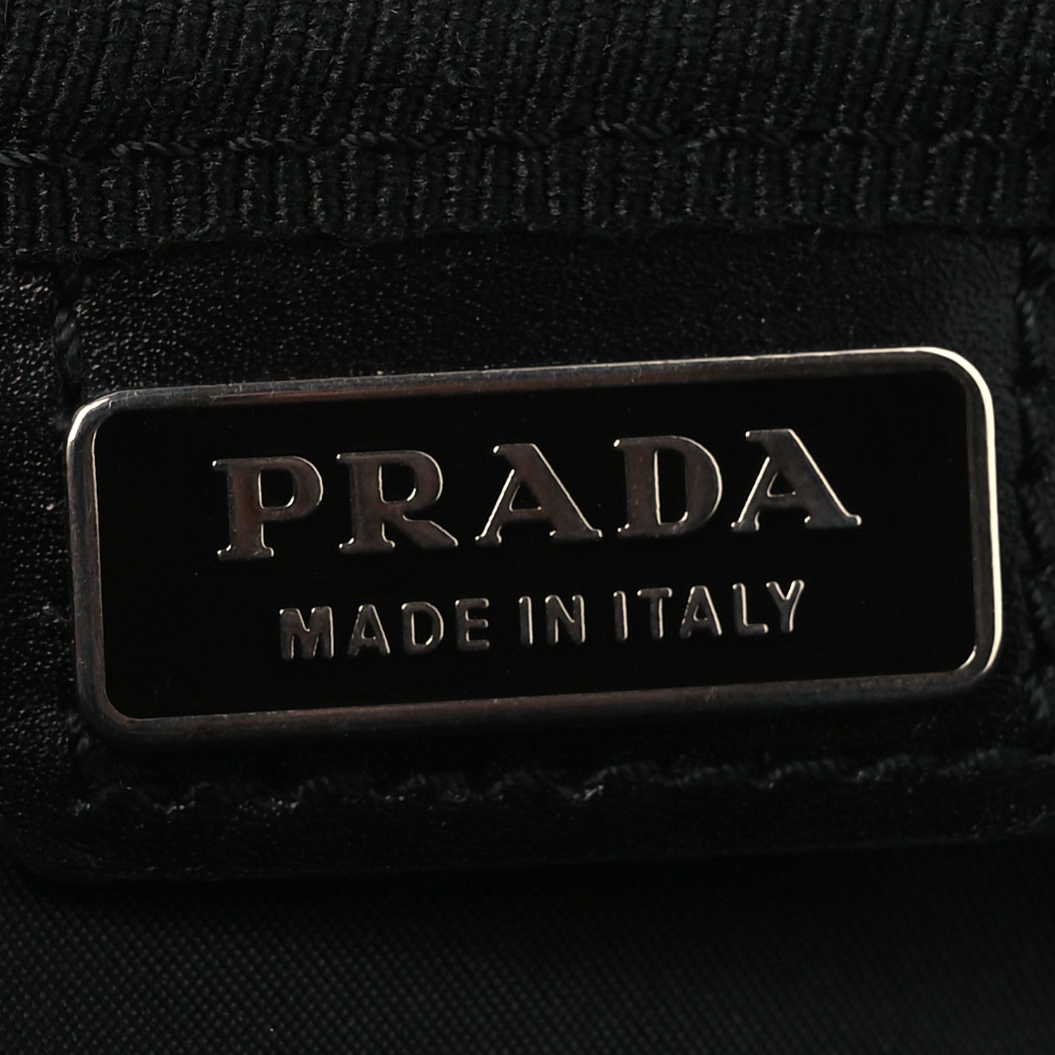 Prada Tessuto Nylon Vela Cosmetic Pouch Black 6 of 11