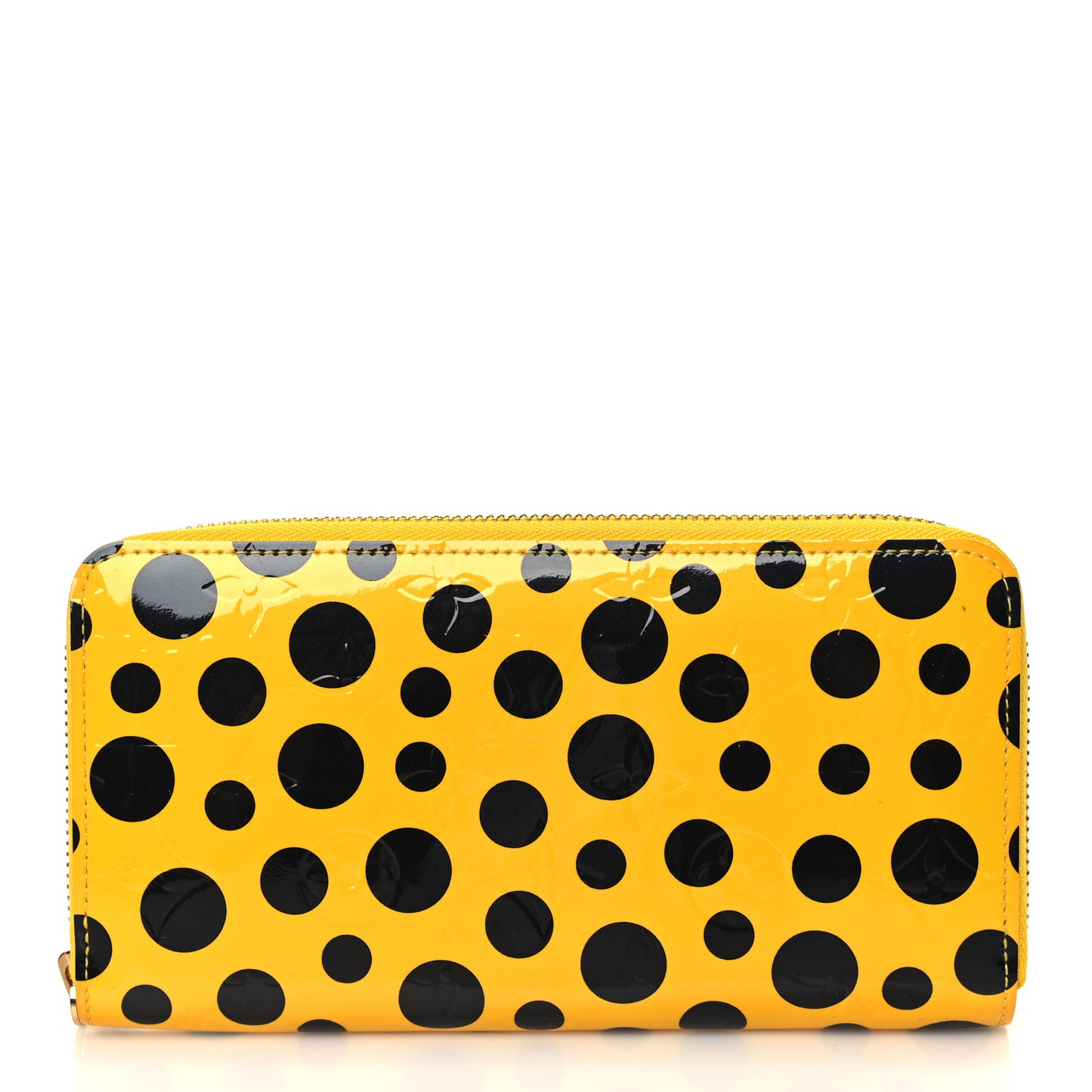 Vernis Kusama Infinity Dots Zippy Wallet Yellow