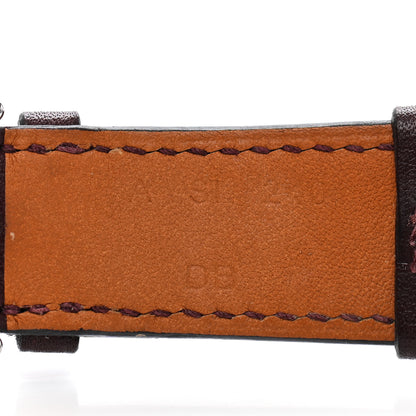 Hermes Swift 38mm Apple Watch Double Tour Band Bordeaux 4 of 5
