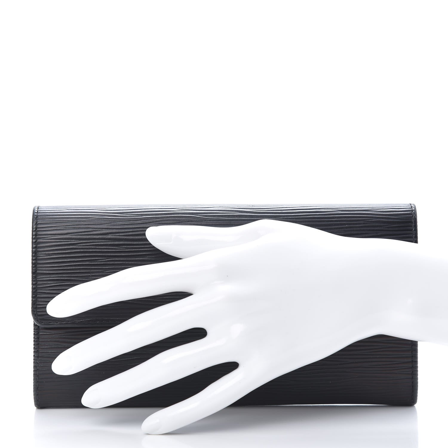 Louis Vuitton Epi Sarah Wallet Black 2 of 9