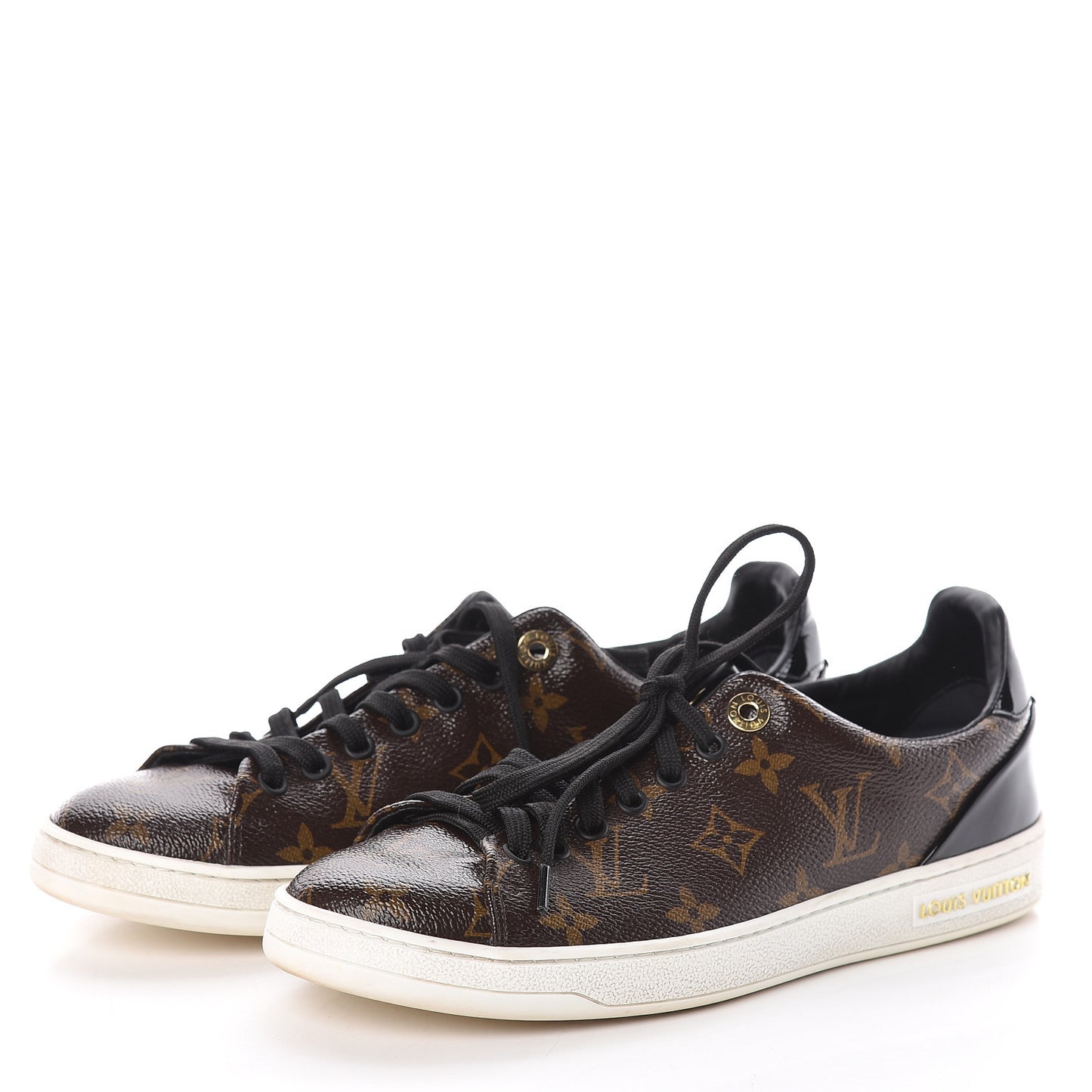 Patent Monogram Frontrow Sneakers 38