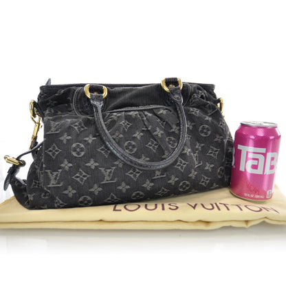 Louis Vuitton Denim Neo Cabby MM Black 3 of 8