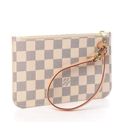 Louis Vuitton Damier Azur Neverfull PM Pochette 3 of 7