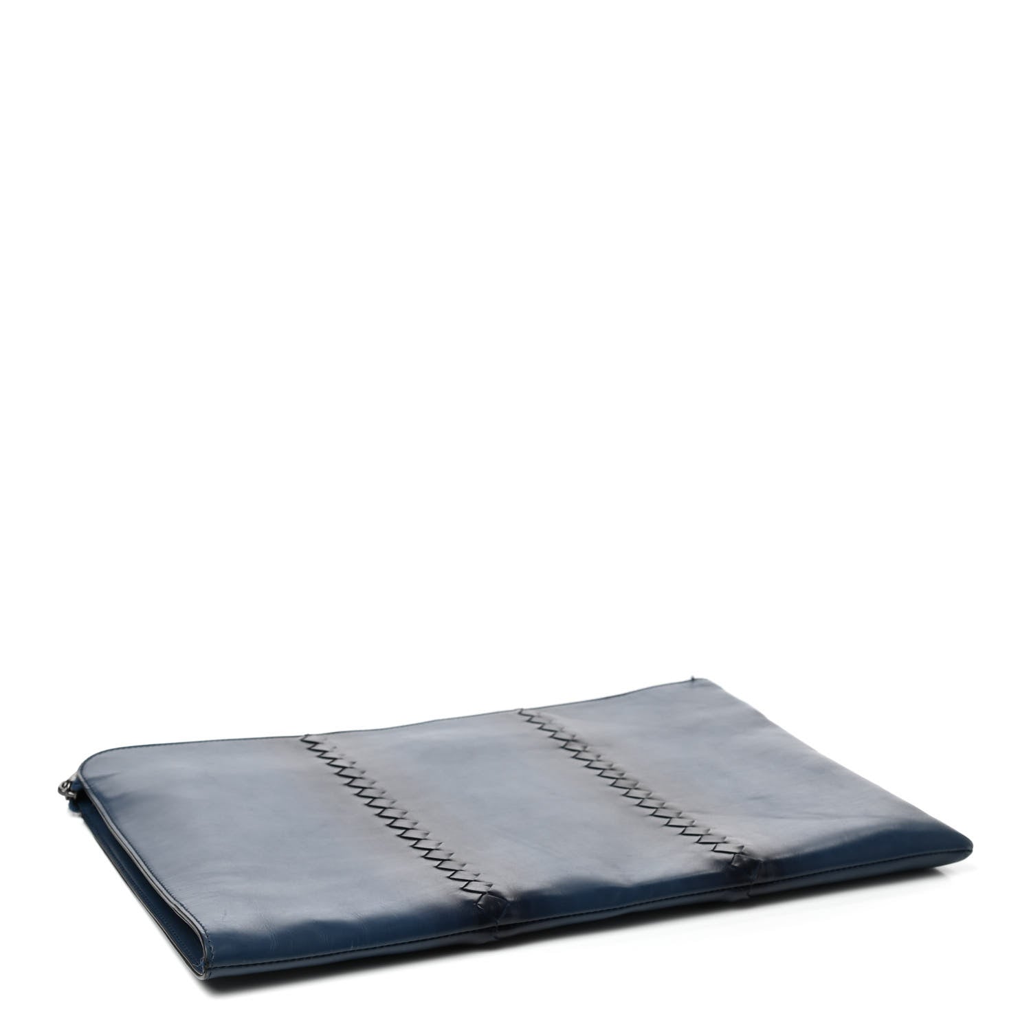 Bottega Veneta Nappa Braided Document Case Navy 4 of 10