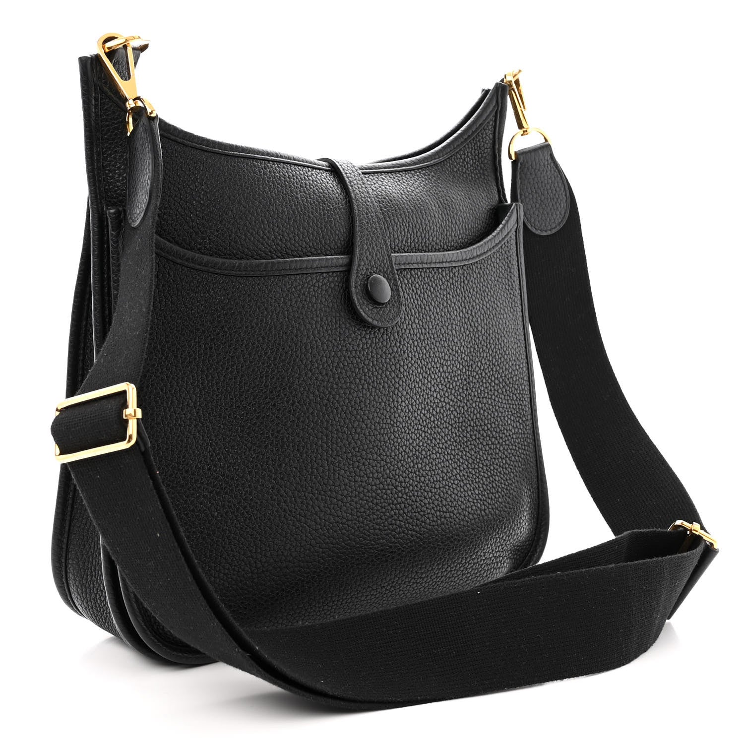 Hermes Taurillon Clemence Evelyne III PM Black 3 of 10