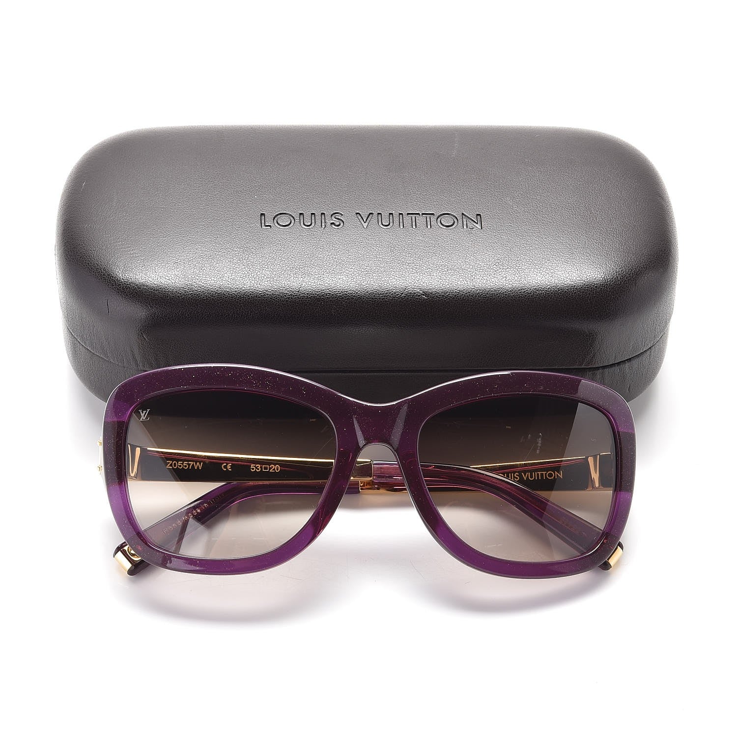 Louis Vuitton Petit Soupcon Sunglasses Z0557W Violet Speckling 7 of 7