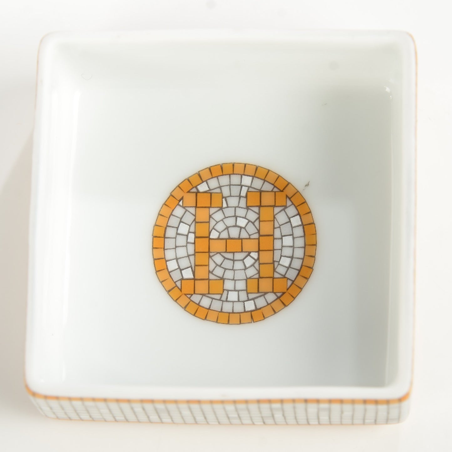 Porcelain Small Mosaique Au 24 Sugar Box