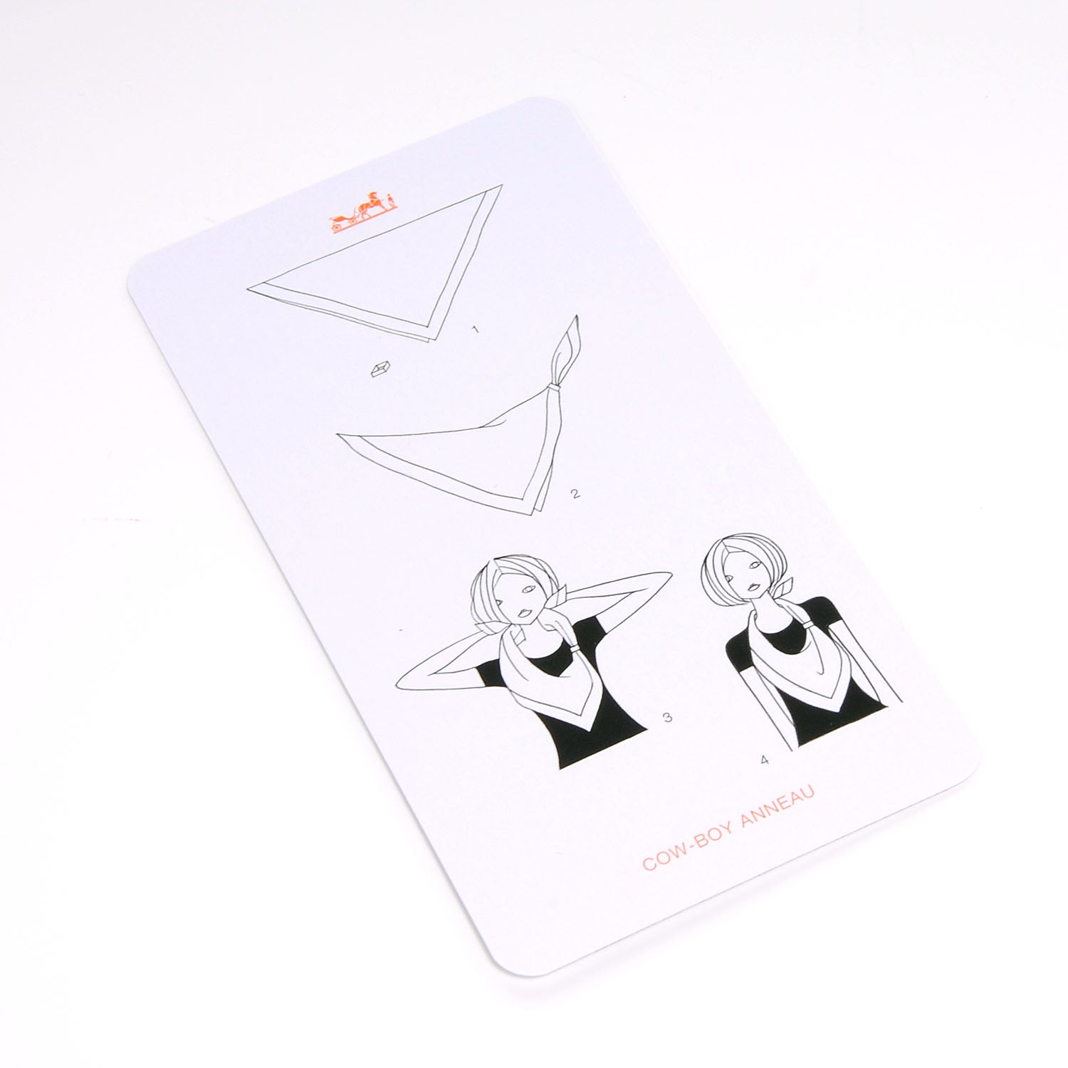 Hermes Knotting Cards Cartes A Nouer Carre Scarf Guide 4 of 5