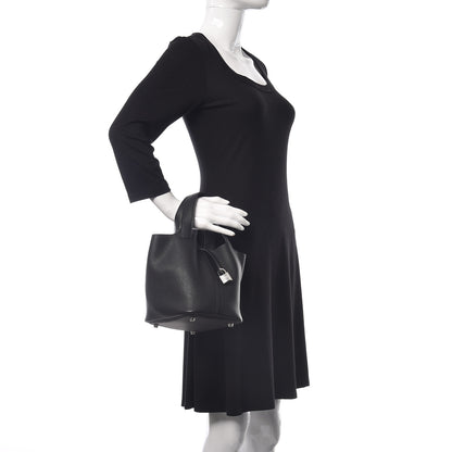 Hermes Taurillon Clemence Picotin Lock 18 PM Black 2 of 10