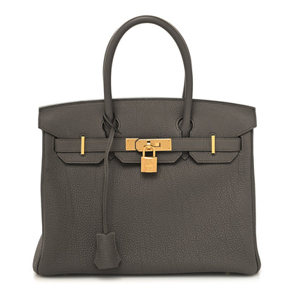 Hermes Togo Birkin 30 Etain 1 of 14