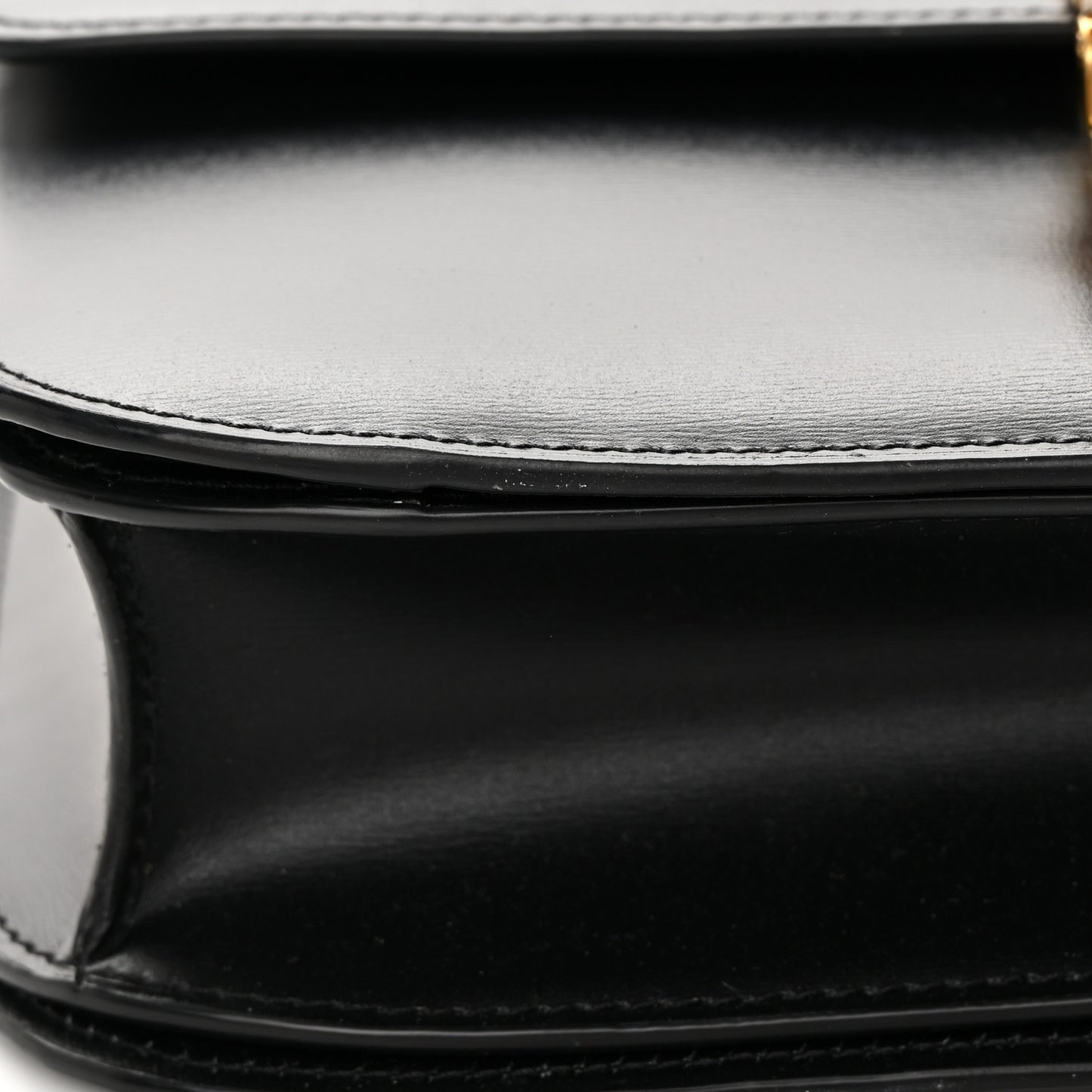Box Calfskin Medium Classic Box Flap Bag Black
