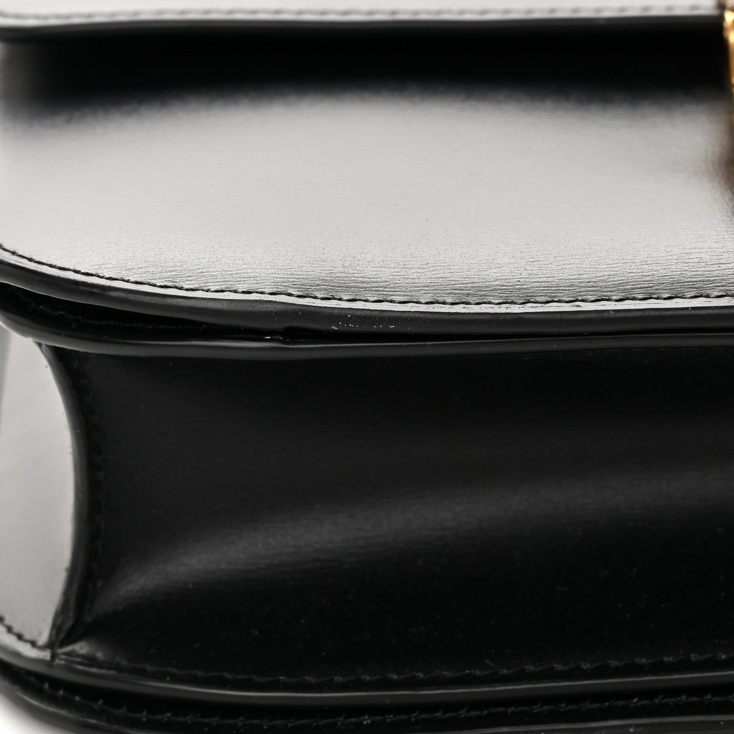 Celine Box Calfskin Medium Classic Box Flap Bag Black 14 of 16