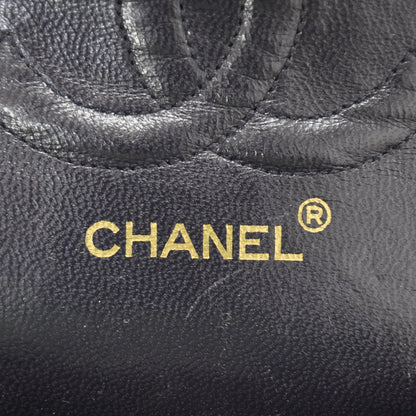 Chanel Lambskin Quilted Medium Double Flap Navy 8 of 11