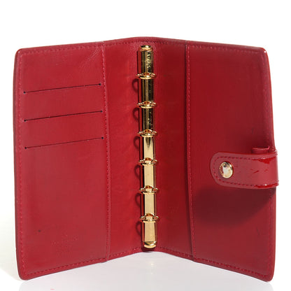 Louis Vuitton Vernis Small Ring Agenda Cover Pomme D'Amour 5 of 7