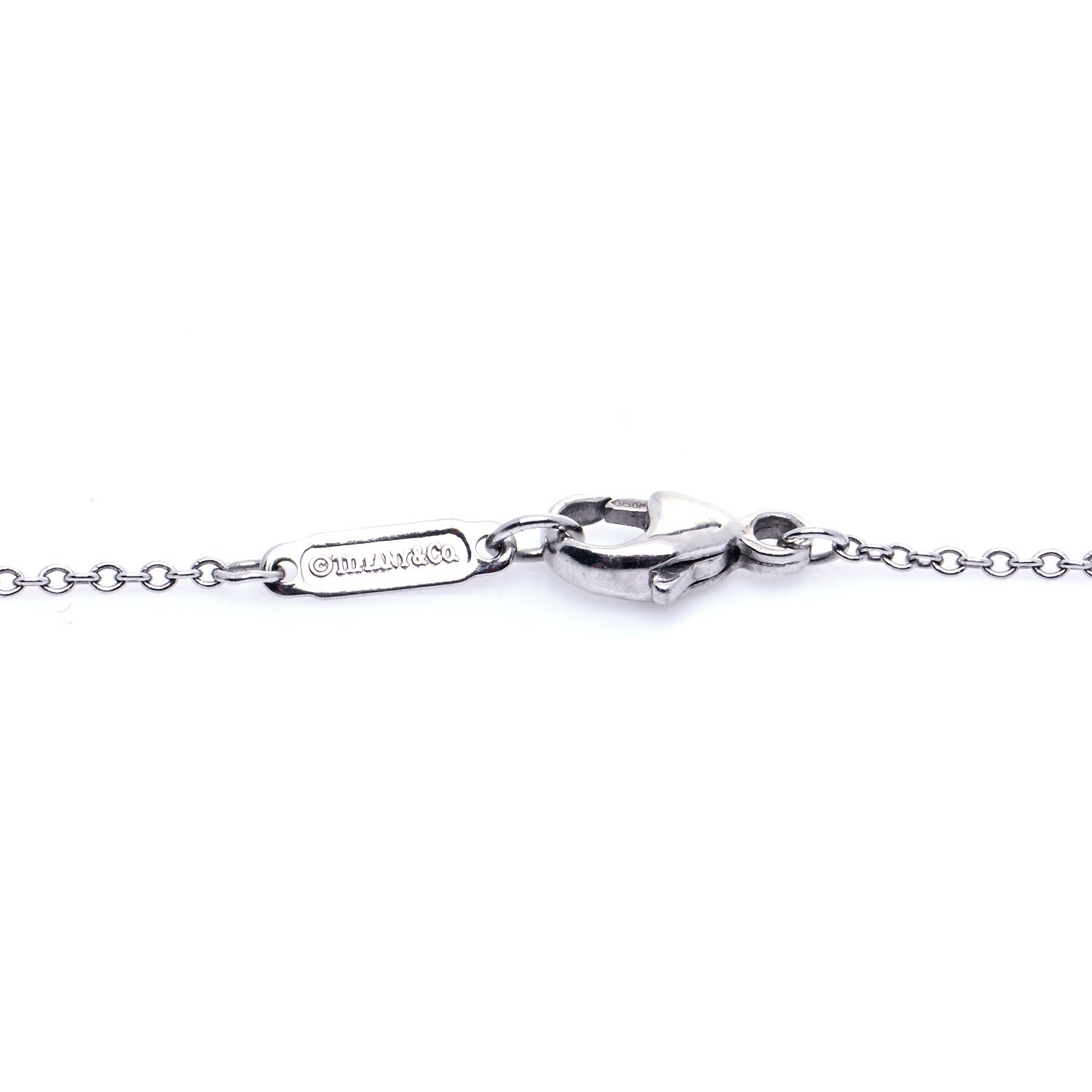 Tiffany Platinum Diamond Star Pendant Necklace 5 of 7