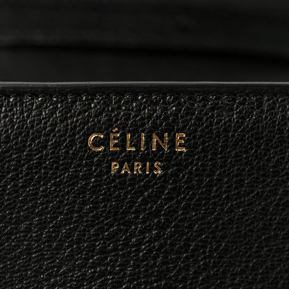 Celine Goatskin Medium Classic Box Flap Bag Black 7 of 10