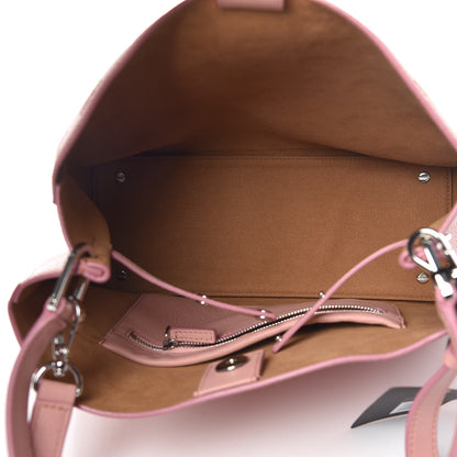 MCM Calfskin Ottomar Monogram Sarah Medium Hobo Pink Blush 5 of 9
