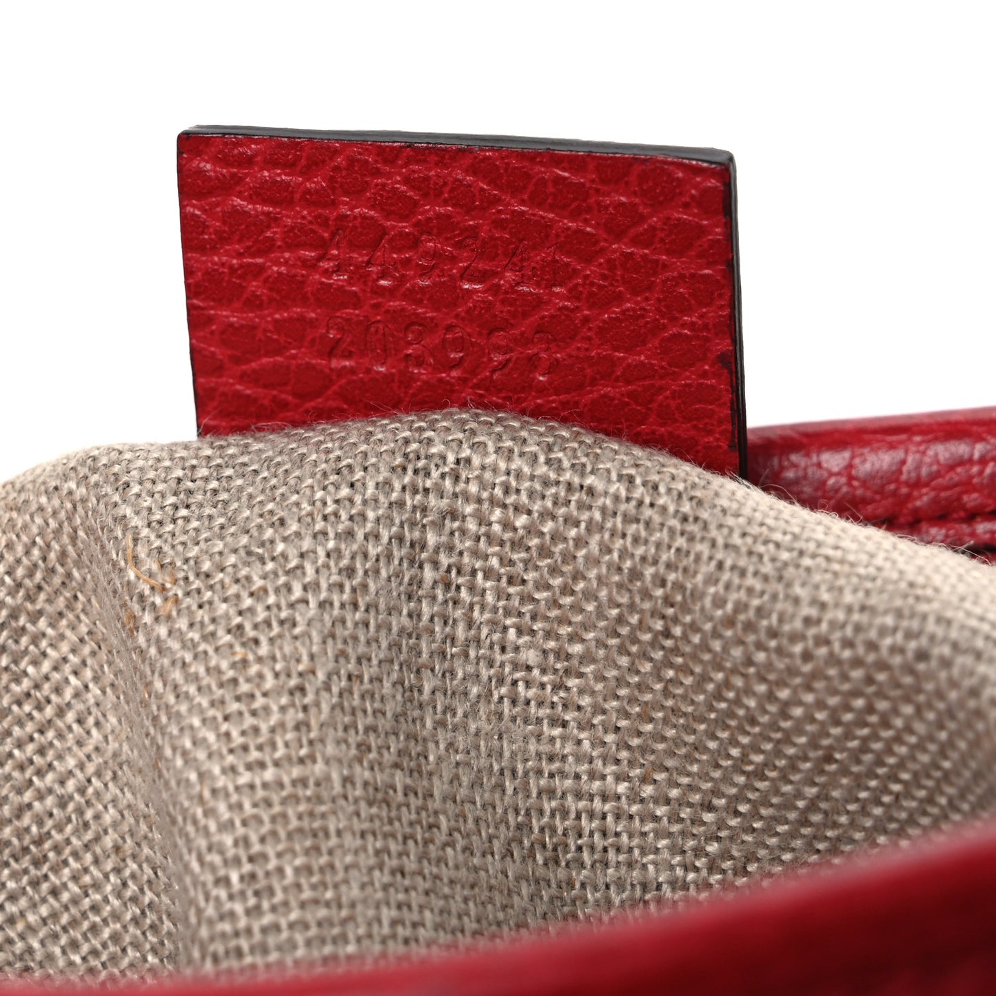 Monogram Small Bree Tote Red