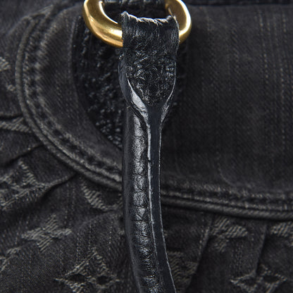 Louis Vuitton Denim Neo Cabby GM Black 10 of 12