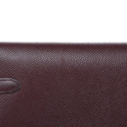 Hermes Epsom Kelly Longue Wallet Bordeaux 13 of 14