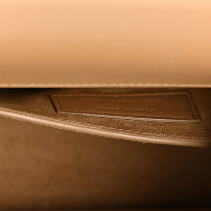 Saint Laurent Smooth Calfskin Medium Monogram Sunset Satchel Natural Tan 7 of 11