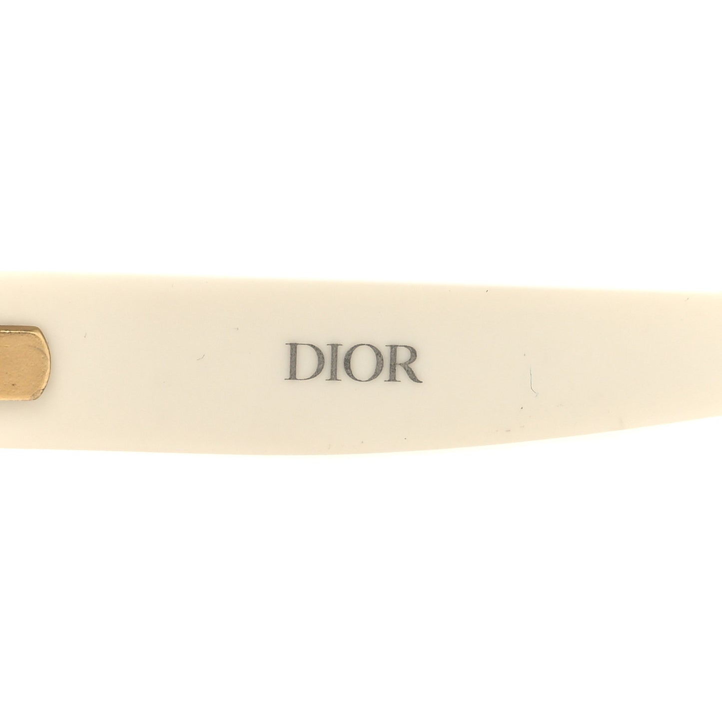 Acetate Mask DiorClub M2U Sunglasses Translucent Ivory