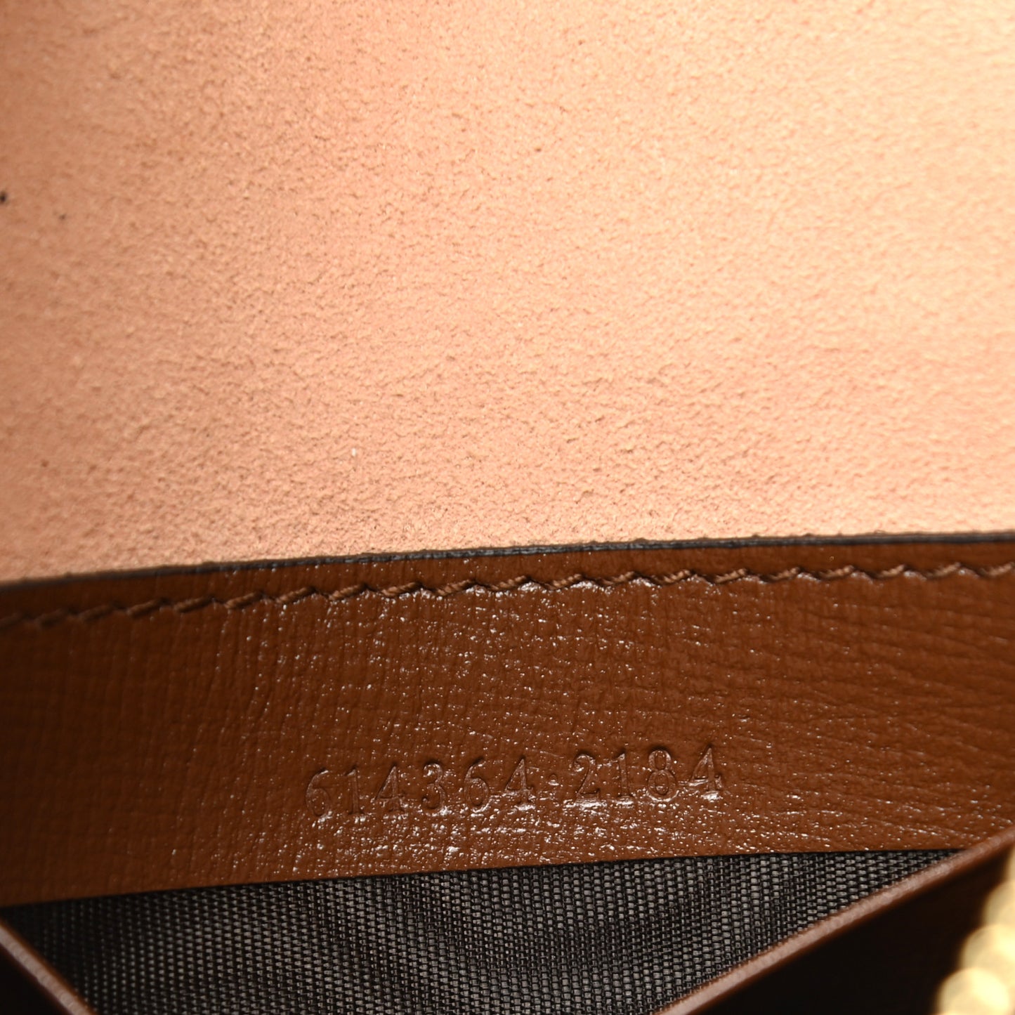 GG Supreme Monogram Wristlet Brown
