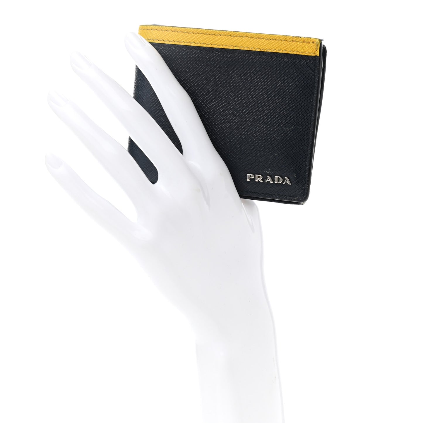 Saffiano Bi-Fold Wallet Baltico Girasole