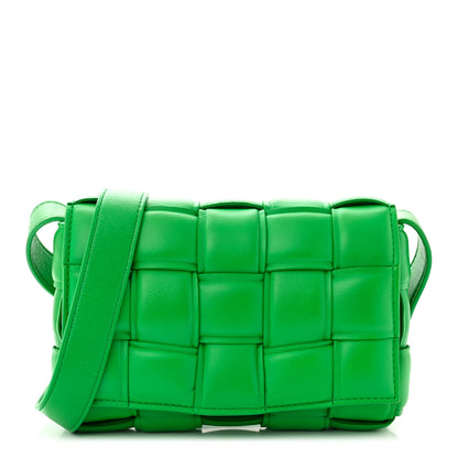 Bottega Veneta Nappa Maxi Intreccio Small Padded Cassette Crossbody Bag Parakeet 1 of 12