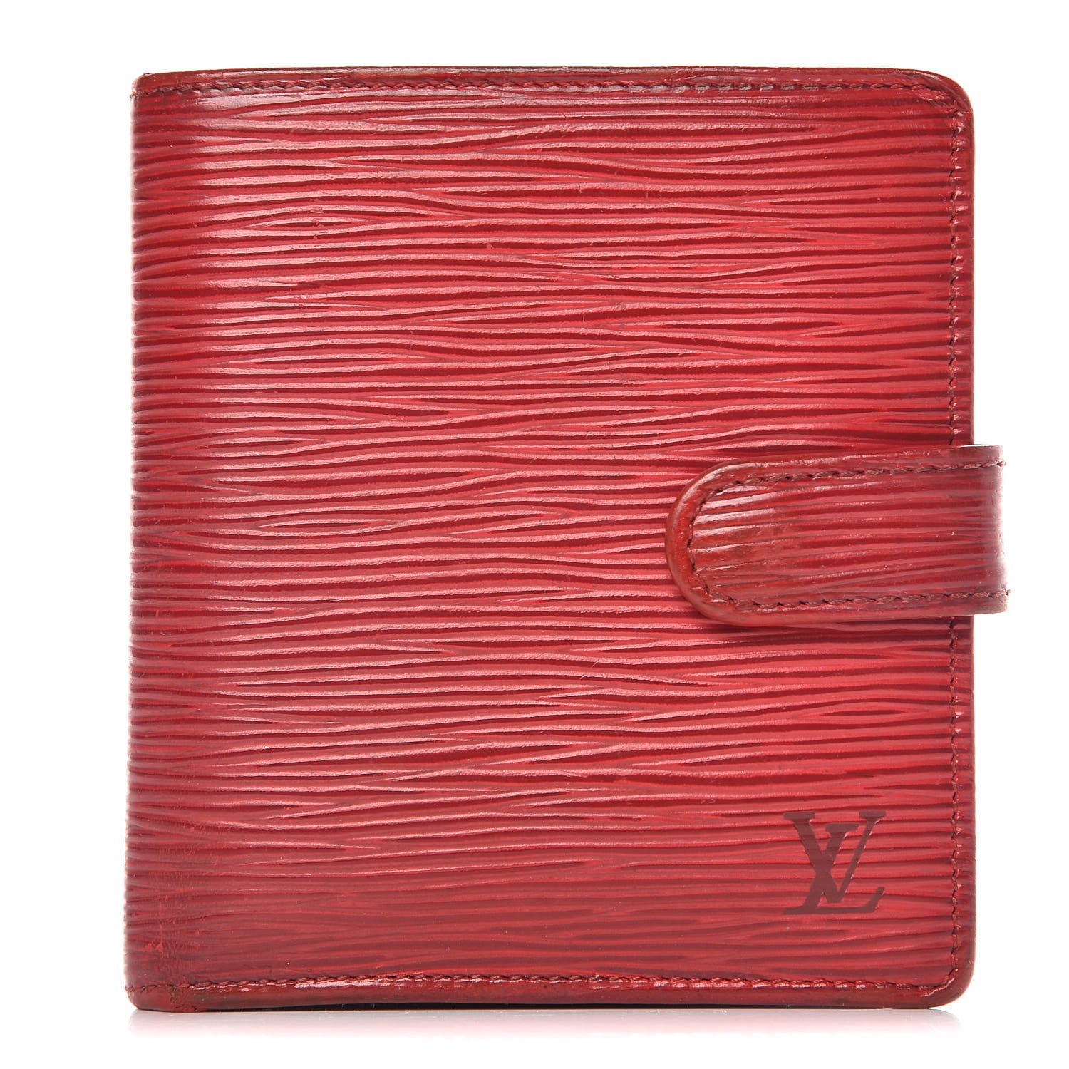 Louis Vuitton Epi Porte Billets Compact Wallet Red 1 of 15