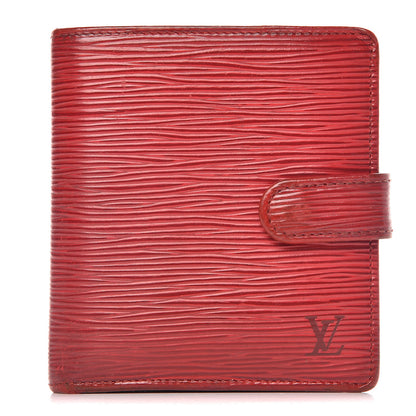 Louis Vuitton Epi Porte Billets Compact Wallet Red 1 of 15