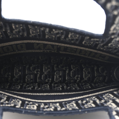 Christian Dior Velvet Oblique Mini Book Tote Blue 4 of 10