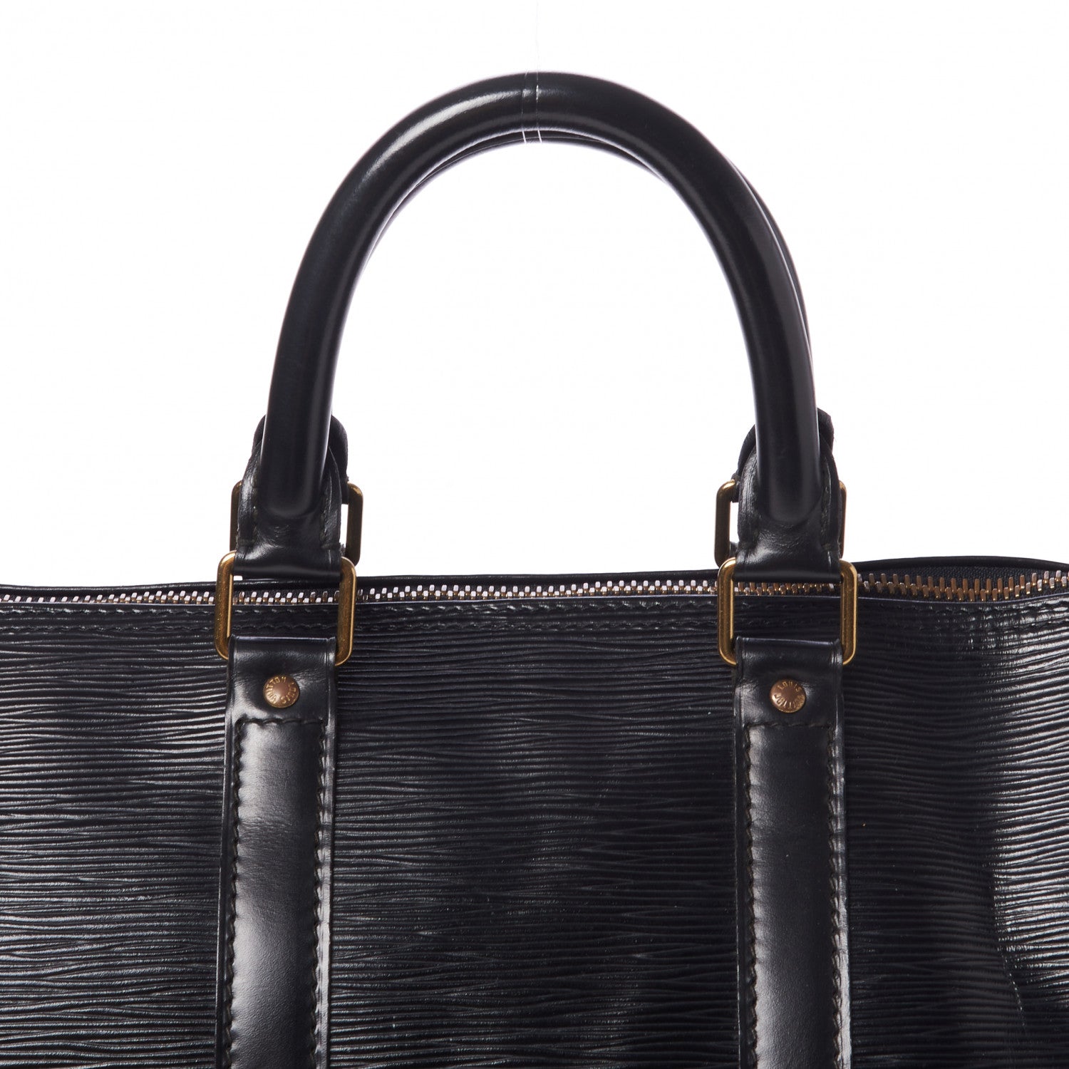 Louis Vuitton Epi Keepall 45 Black 7 of 9