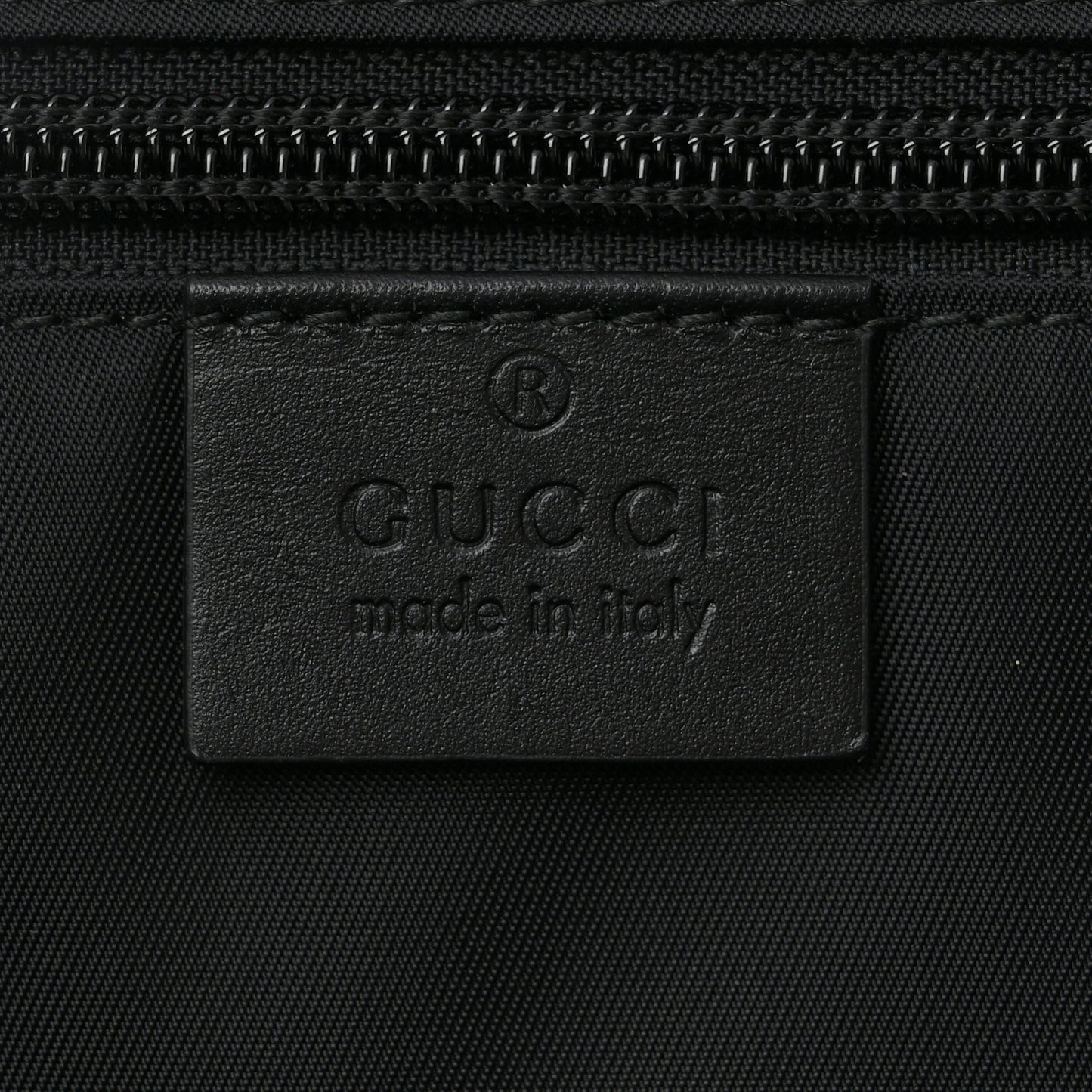 GG Supreme Monogram Web Large Zippered Tote Beige Black