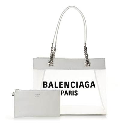 Balenciaga Mesh Medium Duty Free Tote White 3 of 12