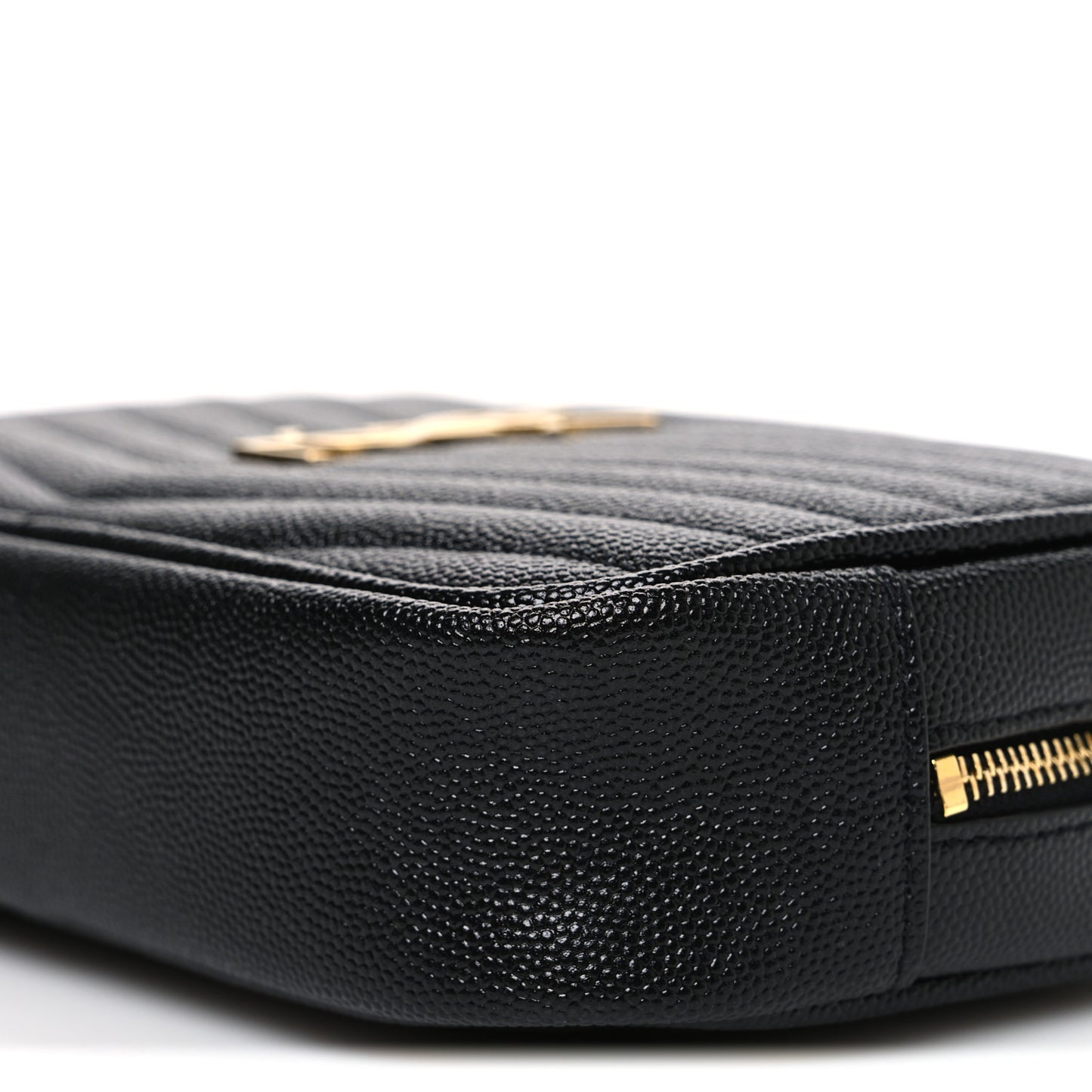 Grain De Poudre Matelasse Monogram Mini Lou Camera Bag Black