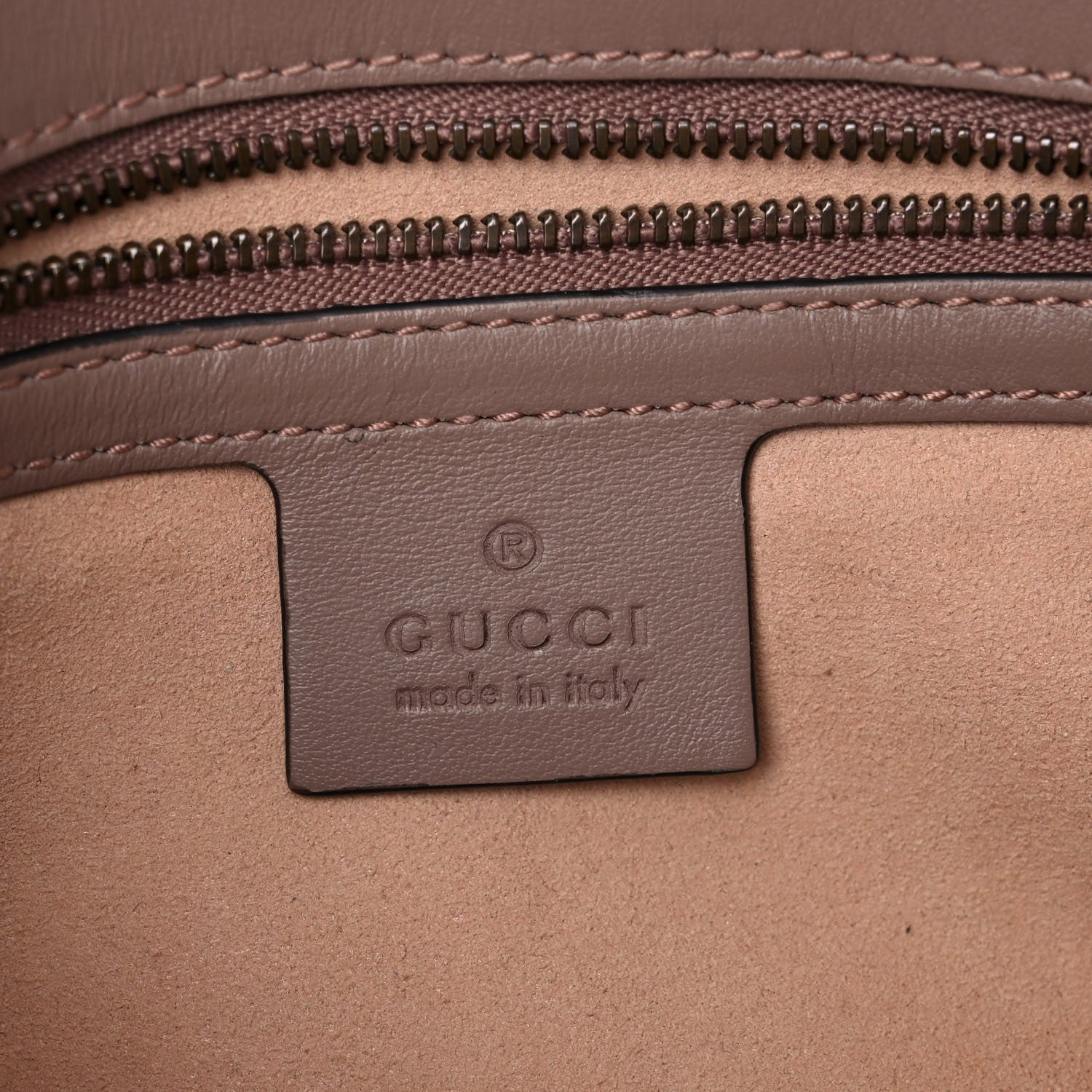 Gucci Calfskin Matelasse Small GG Marmont Shoulder Bag Porcelain Rose 6 of 11