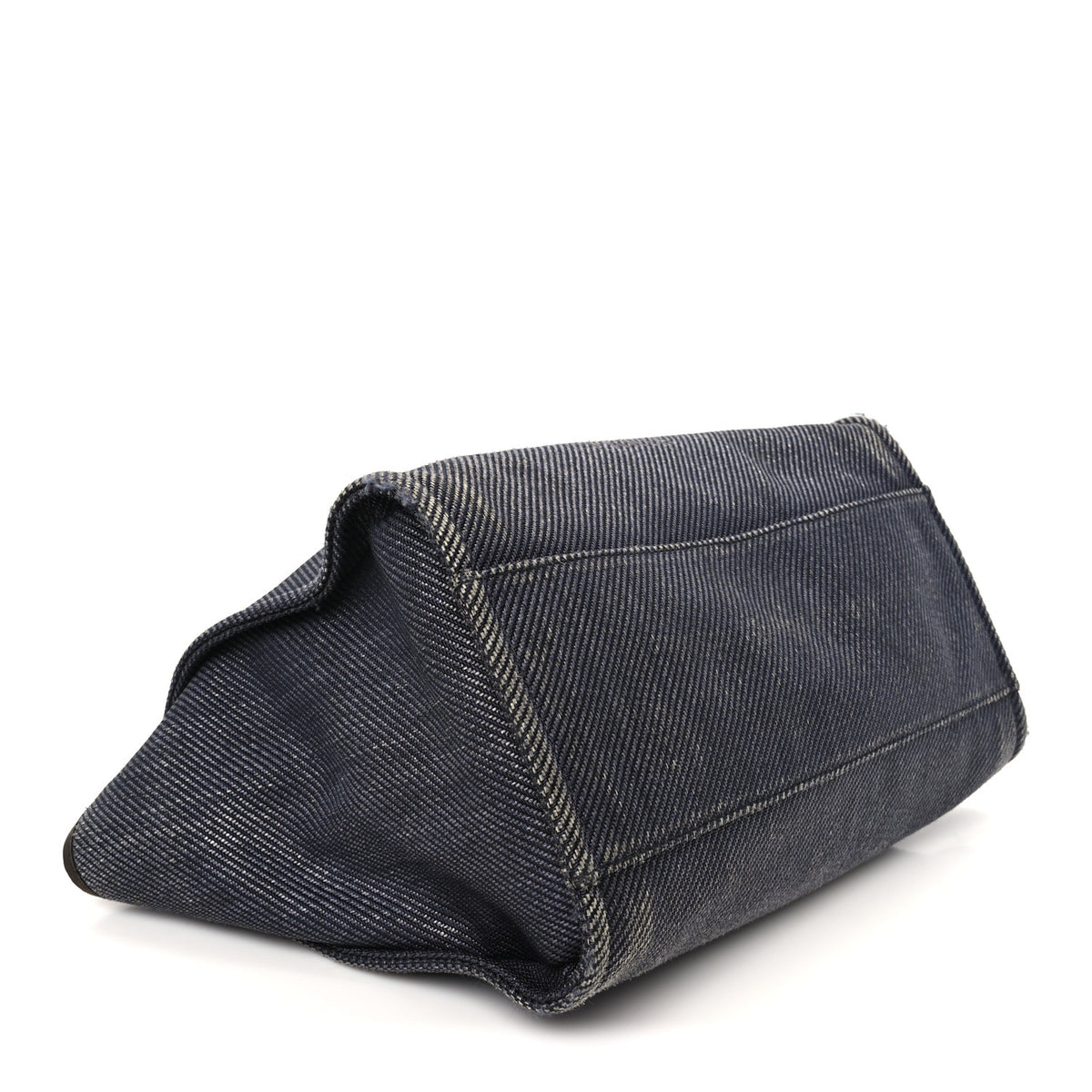 Chanel Denim Medium Deauville Tote Dark Blue 3 of 10