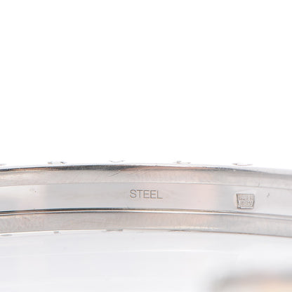 Bulgari 18K Rose Gold Stainless Steel B.Zero1 Cuff S/M 4 of 9