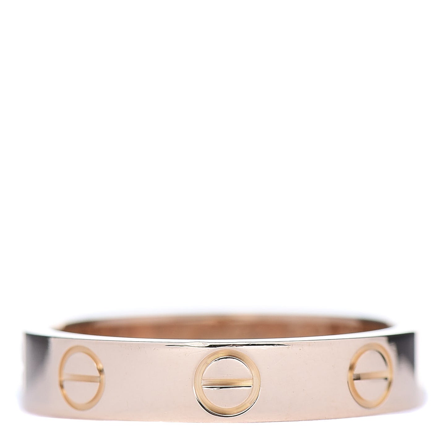 18K Pink Gold 3.5mm LOVE Wedding Band Ring 49 5