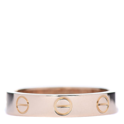Cartier 18K Pink Gold 3.5mm LOVE Wedding Band Ring 49 5 1 of 5