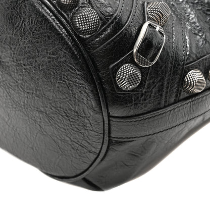 Balenciaga Agneau Arena Small Le Cagole Bucket Bag Black 10 of 10