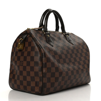 Louis Vuitton Damier Ebene Speedy 30 3 of 11